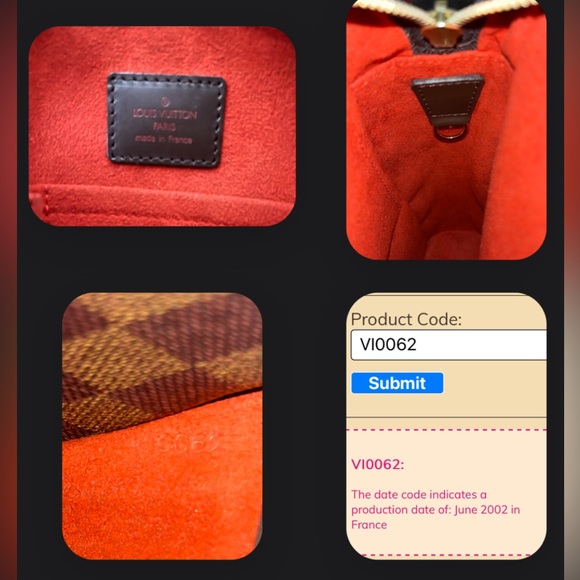 🎉Cyber Monday Price Drop💯Louis Vuitton Damier Ebene Ipanema GM Bag w/LV Dust Bag - Picture 15 of 17